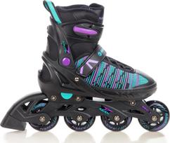 Riedučiai Raven Cande, juoda/mint/violetinė, 38-42