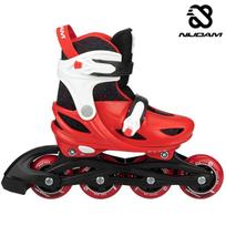 Riedučiai Nijdam Rad Racer, balti/juodi/raudoni, 33-36