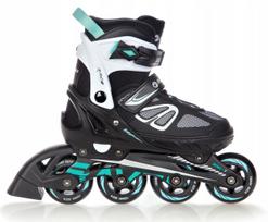 Riedučiai Raven Advance, juoda/mėtinė (mint), 38-42