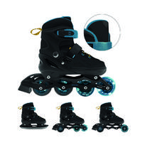 Riedučiai Spokey Quattro 4in1, mėlyni/juodi, 38-41