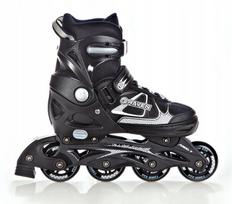 Riedučiai Raven Spirit, balti/juodi, 40-43