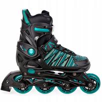 Riedučiai Raven Vella, juoda/turkio, 40-43