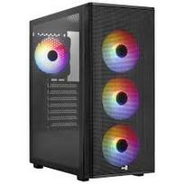 korpusai pc rgb - Kompiuterio korpusas AeroCool Designer, juoda - 2 nuotrauka
