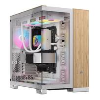 corsair 6500x mid tower - Kompiuterio korpusas Corsair 6500X, ruda/balta - 2 nuotrauka