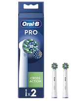 Dantų šepetėlio galvutė Oral-B EB50-2 Cross Action Pro, balta, 2 vnt.