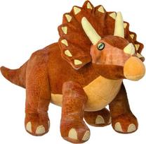 Wild Planet pliušinis žaislas Triceratops, rudas, 40 cm