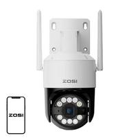 ZOSI C296 8MP Wi-Fi Pan Tilt IP lauko kamera su 32GB microSD kortele
