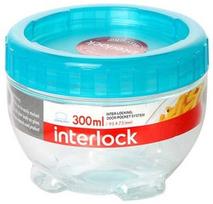 Lock&Lock Food Container Interlock 300ml Screwed/Blue
