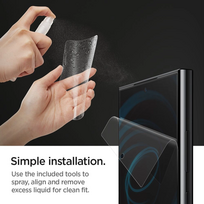 samsung s24 apsauginis stiklas - Spigen Neo Flex hidrogelinė plėvelė Samsung Galaxy S24 Ultra - 2 vnt. - 2 nuotrauka