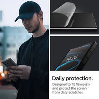 samsung s24 apsauginis stiklas - Spigen Neo Flex hidrogelinė plėvelė Samsung Galaxy S24 Ultra - 2 vnt. - 10 nuotrauka