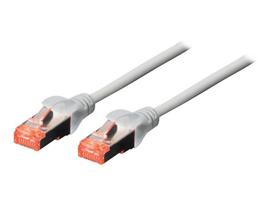 cat6 kabelis 15m - Digitus CAT 6 S/FTP Patch Cable Grey 15m - 2 nuotrauka