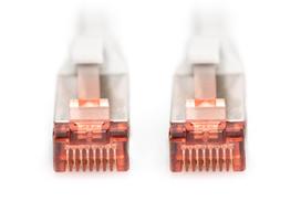 cat6 kabelis 15m - Digitus CAT 6 S/FTP Patch Cable Grey 15m - 4 nuotrauka
