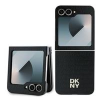 z flip6 - Dkny "Repeat Pattern Stack Logo Case Galaxy Z Flip 6" Black - 1 nuotrauka