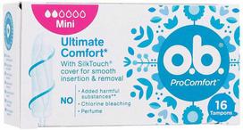 pro 16 - O.B. ProComfort Mini tamponai, 16 vnt. - 1 nuotrauka