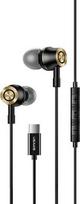 usb c laidines ausines - Usams EP-43 Black (Juodos) - 1 nuotrauka