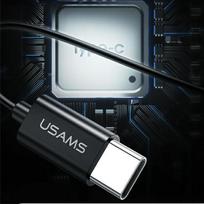 usb c laidines ausines - Usams EP-43 Black (Juodos) - 5 nuotrauka