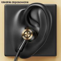 usb c laidines ausines - Usams EP-43 Black (Juodos) - 7 nuotrauka