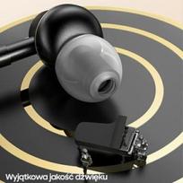 usb c laidines ausines - Usams EP-43 Black (Juodos) - 8 nuotrauka