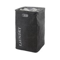 Aquanova Evora Laundry Bin 112l Dark Grey