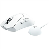 razer pro mouse - Razer DeathAdder V4 Pro White (Balta) - 1 nuotrauka
