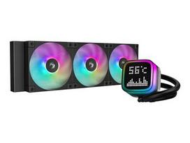 deepcool liquid cooler - Deepcool Liquid CPU cooler LP360 Juodas (Black) - 1 nuotrauka
