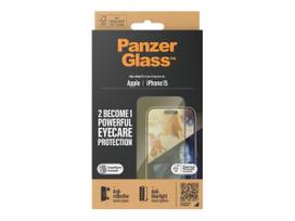 screen protector iphone 15 - Mob.telefono ekrano apsauga PanzerGlass for Apple iPhone 15(2813) - 4 nuotrauka