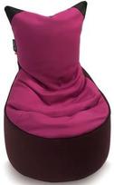 Qubo Cat Munchkin Pouf Art85363 Black/Pink