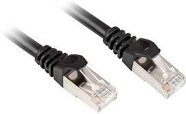 Sharkoon RJ45 CAT.6a SFTP LSOH juodas 5,0m - Halogen free