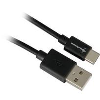 Sharkoon USB 2.0 A - USB C Adapteris - juodas - 2m