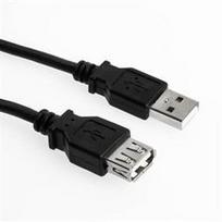 cable extension - Sharkoon Kabelis USB 2.0 Verlängerung 0,5m juodas - 1 nuotrauka