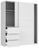 Spinta Forte Winn W2QS823E71-C594, balta/tamsiai pilka, 61.2 cm x 170 cm x 200.5 cm