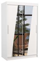 Spinta ADRK Texas 120, balta, 58 cm x 120 cm x 200 cm, su veidrodžiu