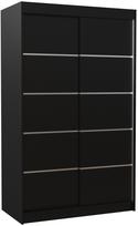 Spinta ADRK Benisso, juoda, 120 cm x 58 cm x 200 cm