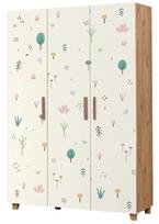 Spinta Kalune Design Leva Jungle, ruda/balta, 48 cm x 120 cm x 189 cm
