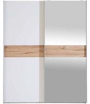 Spinta Forte TESS823E5-C485, balta, 61.2 cm x 170.3 cm x 210.5 cm, su veidrodžiu