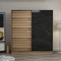 Spinta Kalune Design Kale 3981, ruda/juoda, 52 cm x 180 cm x 210 cm