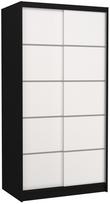 Spinta ADRK Riva, juoda, 100 cm x 58 cm x 200 cm