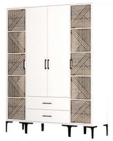 Spinta Kalune Design Kumsal PTP, balta, 47.5 cm x 160 cm x 201.4 cm