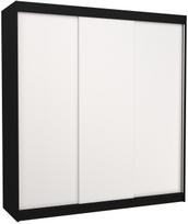 Spinta ADRK Megan, balta/juoda, 58 cm x 200 cm x 215 cm