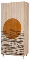 Spinta Kalune Design Lidya 974, ruda, 52 cm x 90 cm x 192 cm