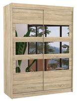 Spinta ADRK Florento 150, rusva, 58 cm x 150 cm x 200 cm, su veidrodžiu
