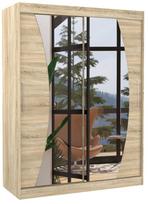 Spinta ADRK Modesto 150, rusva, 58 cm x 150 cm x 200 cm, su veidrodžiu