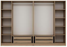 Spinta Kalune Design Kale 7671, ruda, 52 cm x 270 cm x 210 cm