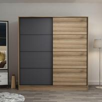 Spinta Kalune Design Kale 7164, antracito, 52 cm x 220 cm x 210 cm