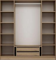 Spinta Kalune Design Kale 2299, ąžuolo, 52 cm x 180 cm x 210 cm