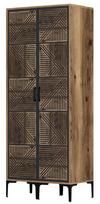 Spinta Kalune Design Kumsal PP, antracito/riešuto, 47.5 cm x 80 cm x 201.4 cm