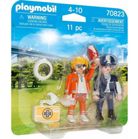 playmobil city action - PLAYMOBIL DuoPack Greitosios medicinos pagalbos gydytoja ir policininkė 70823 - 2 nuotrauka