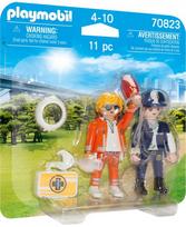 PLAYMOBIL DuoPack Greitosios medicinos pagalbos gydytoja ir policininkė 70823