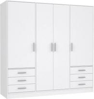 Spinta Forte Jupiter JPTS86T-Z12M, balta, 60 cm x 206.5 cm x 200 cm