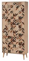 Spinta Kalune Design City Triangle, įvairių spalvų, 45 cm x 80 cm x 190 cm